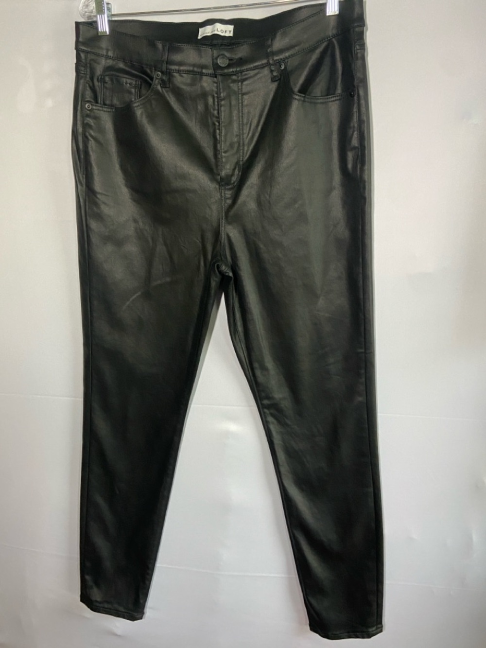 NWT LOFT Coated High Rise Skinny Jeans